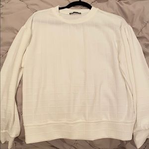 Zara white sweater